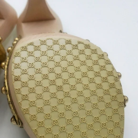 Gucci clog size 9 1/2 NEW COLOR GOLD 100% AUTHENTIC